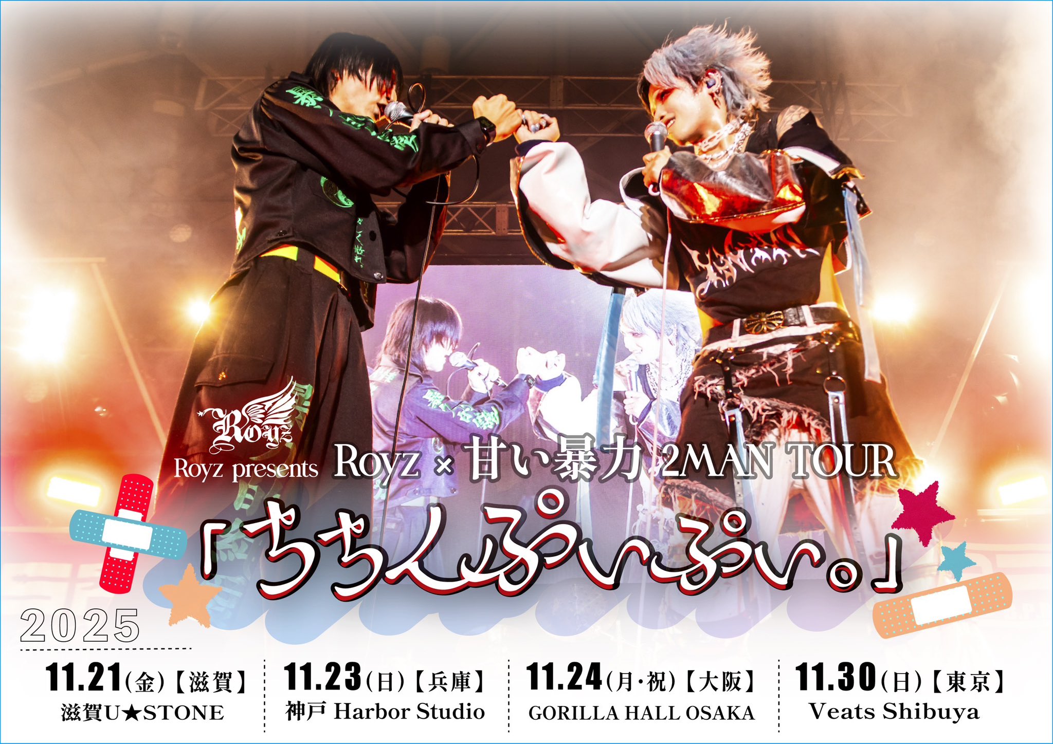 Royz presents Royz×甘い暴力 2MAN TOUR 「ちちんぷいぷい。」
